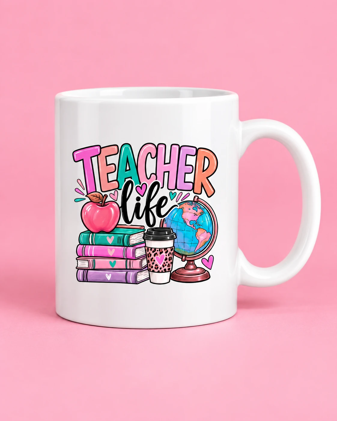 Mug Teacher Life para Maestras