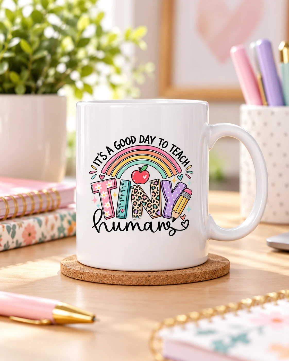Mug Tiny Humans para Maestras - Image 2