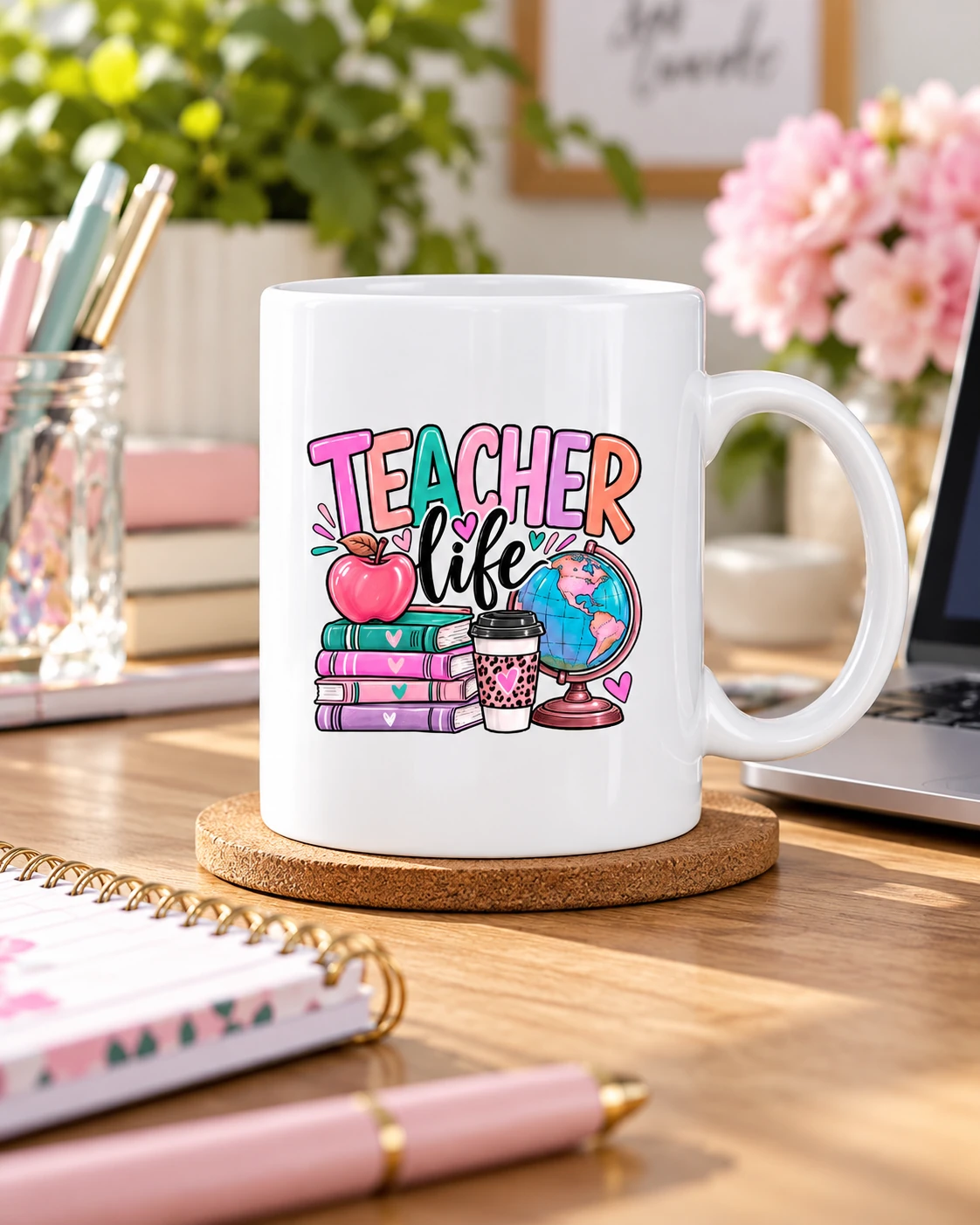 Mug Teacher Life para Maestras - Image 4
